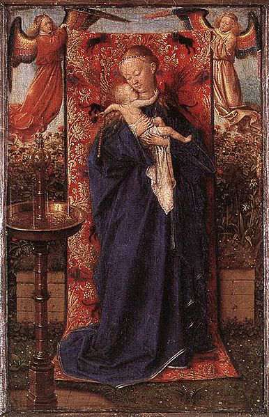 Jan Van Eyck Madonna and Child at the Fountain
